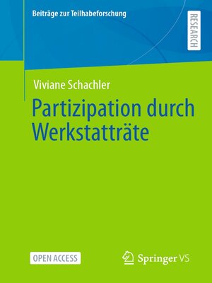 cover image of Partizipation durch Werkstatträte
